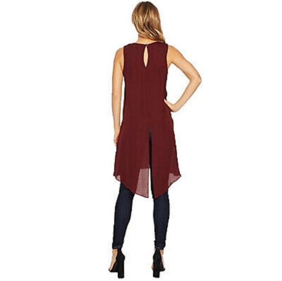 Heather 100% Silk Tunic - Picture 4 of 11